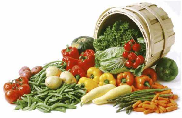 Калории таблица овощи